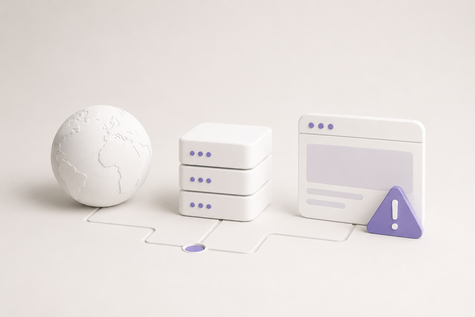 Globo, servidores y alerta de seguridad web